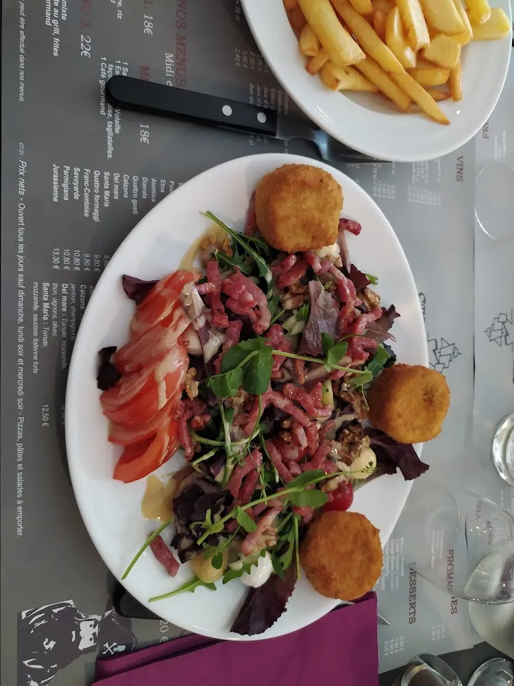 Salade Au Chèvre Chaud